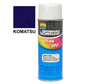 KOMATSU FORKLIFT SPRAY PAINT TOUCH NEW STYLE BLUE STYLE 12 0Z (SET OF 2) - Picture 1 of 1