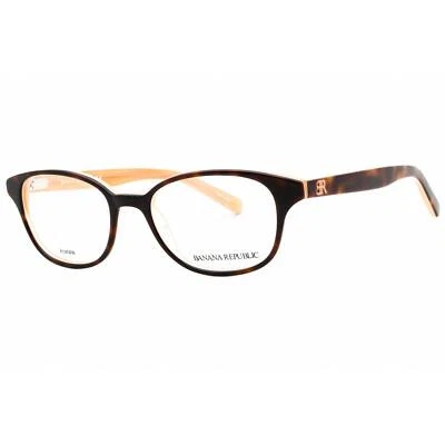 Banana Republic Women's Eyeglasses Havana Peach Full Rim Frame COLEEN 0HMV 00 - Image 1 of 2