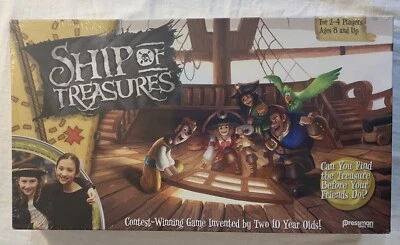 Ship of Treasures Board Game Kids Ages 8 plus 2 to 4 Players - Image 1 of 2