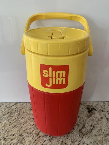 Vintage Slim Jim WWF Randy Macho Man Savage Coleman Thermos Cooler Cover