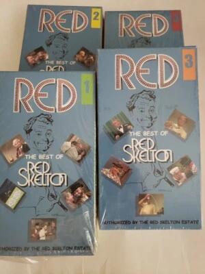 The Best Of Red Skeleton VHS Tapes Volume 1, 2, 3, 4 COMPLETE SET - Image 1 of 4