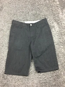 Volcom Chino Shorts Mens Size 28 Dark Gray Bermuda 10" Inseam - Picture 1 of 12