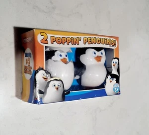 2 Poppin’ Windup Penguin Toys - Penguins Of Madagascar - Toys ONLY NO MOVIES - Picture 1 of 6