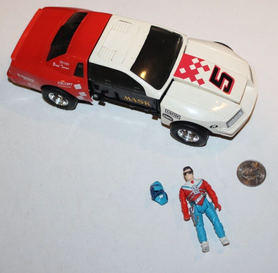 Máscara Kenner M.A.S.K. 1987 de colección Figura de acción Brad Turner Razorback casco de coche difícil de encontrar Foto 1 de 4