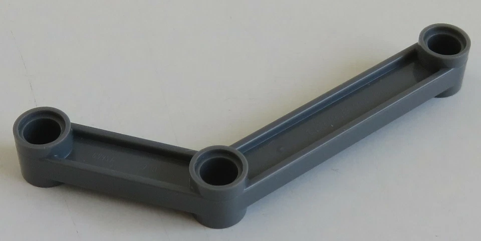 2 x LEGO Technic-Verbinder/Connector 1x9, gewinkelt (6-4), dkl. blaugrau # 64451 - Bild 1 von 1