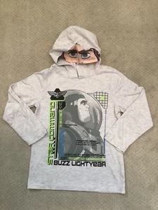BUZZ LIGHTYEAR Star Command "Youth” Long Sleeve Shirt w/Hood (Size 10) - Picture 1 of 6