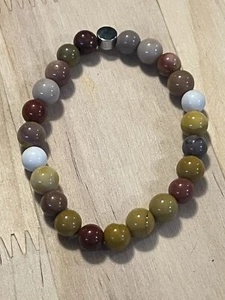 Mookite Beaded Stretch Bracelet Size 6 - Picture 1 of 2