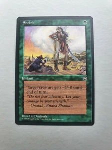 Shrink, MTG Homelands (1995) Common Green Instant NM - Picture 1 of 2
