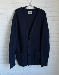 Acne Studios curb pre aw10 will ribbed cardigan size L - Picture 1 of 8