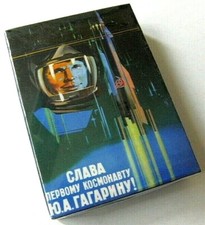 Russian 54 Playing Cards Deck USSR Propaganda Posters YURI GAGARIN Pack Sealed