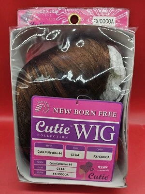 Peluca sintética New Born Free Cutie CT44 color FX/Cocoa Foto 1 de 2