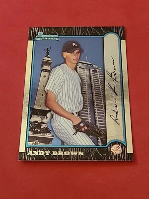 1999 Andy Brown ROOKIE RC Bowman #130 International Parallel  - Image 1 of 2