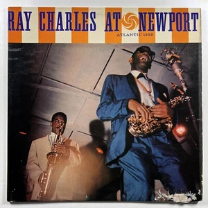 Ray Charles “Ray Charles At Newport” LP/Atlantic 1289 (VG) 1958 Mono Black Label - Picture 1 of 5