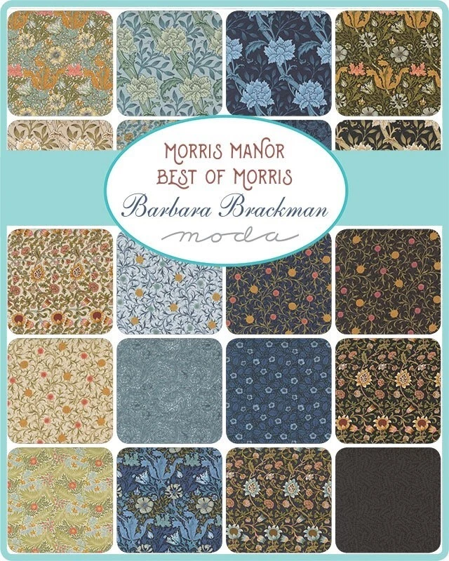 Moda Layer Cake - MORRIS MANOR - 100% cotton for patchwork quilting - Image 1 of 1