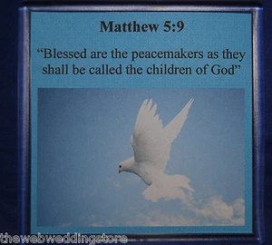 Religiöse Vers Untersetzer - Christlicher Vers - Geschenk - Mitgebsel - Vintage Stil -  - Bild 1 von 7