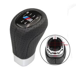 Sport Stil 6 Gang M Schalthebel Leder Kurze Schaltknauf für BMW E46 E81 E82 E90 - Bild 1 von 11