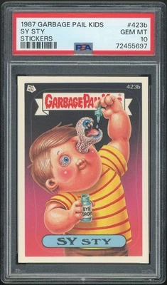 1987 Topps Garbage Pail Kids 11th Series #423b Sy Sty PSA 10 GEM MINT Os11 - Image 1 of 2