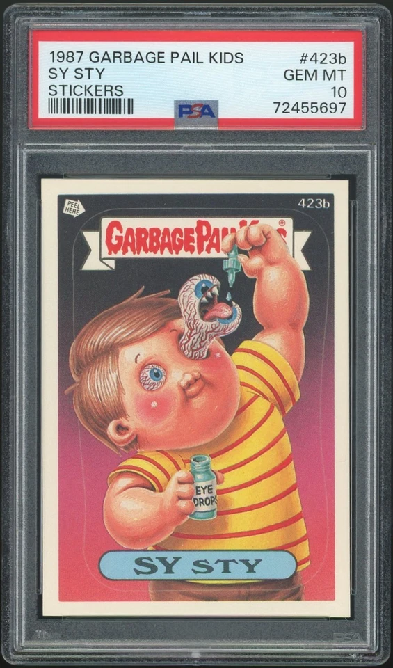 1987 Topps Garbage Pail Kids 11th Series #423b Sy Sty PSA 10 GEM MINT Os11 - Image 1 of 2