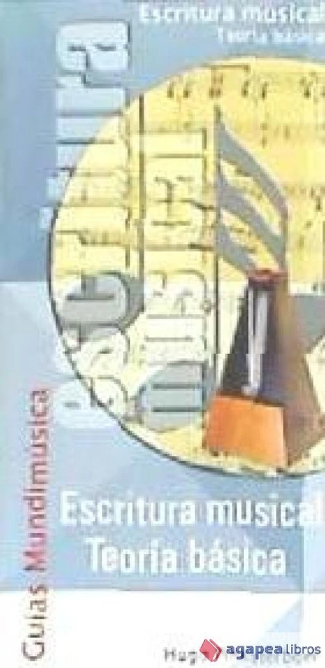 ESCRITURA MUSICAL (GUIA). NUEVO. ENVÍO URGENTE (Librería Agapea) - Imagen 1 de 1
