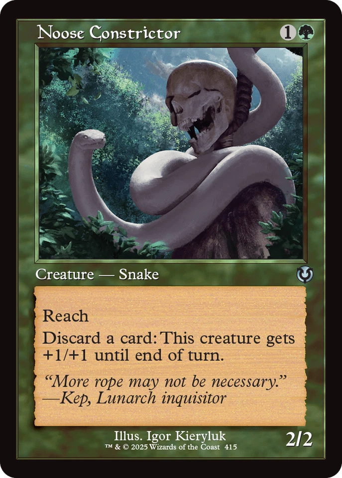 MTG Noose Constrictor Old Frame English INR - Image 1 of 1