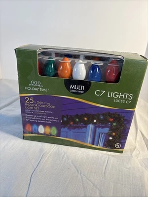 Holiday Time 25 Ct  24 Ft Indoor / Outdoor Christmas Lights - Image 1 of 4