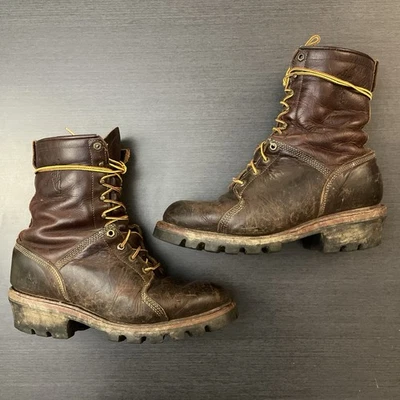 Botas de colección J. H. Hall Linemen’s Supplies para hombre talla 12E usadas justamente Foto 1 de 4