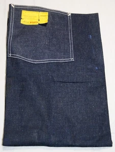 NOS Vtg Genuine Carter's Watch The Wear Blue Denim Work Apron Smock Lebanon NH - Picture 1 of 12