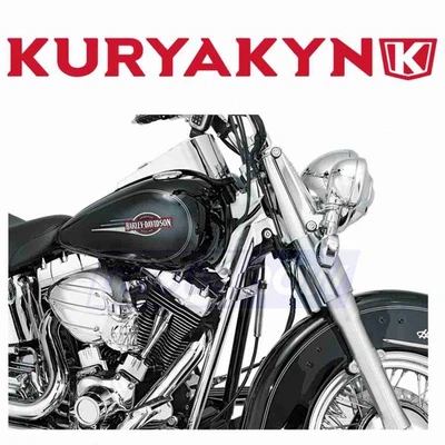 Kuryakyn Down Tube Covers for 2001-2006 Harley Davidson FXSTDI Softail Deuce su Foto 1 de 4