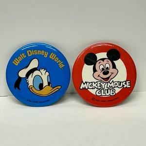 Vintage Mickey Mouse Club Walt Disney World Donald Duck Pins - Bild 1 von 5