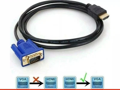 Cavo adattatore HDMI per VGA 1,8M 1080p HDTV - Immagine 1 di 4
