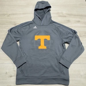Adidas Tennessee Volunteers Hoodie Sweatshirt Mens Small Gray Orange Long Sleeve - Picture 1 of 13