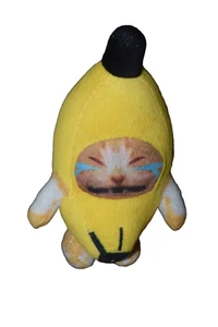 Porte-clés chat banane qui pleure joue du son - Photo 1/2