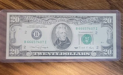 1990 $20 DOLLAR BILL  UNCIRCULATED amazing condition Vintage - Image 1 of 4