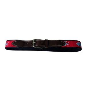 Vineyard Vines Fish Print Belt - Picture 1 of 3
