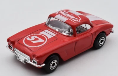 Matchbox Superfast MB71 Chevy Chevrolet Corvette 1962 rosso Heinz. Macao - Immagine 1 di 4