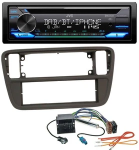JVC Bluetooth MP3 USB DAB CD Autoradio für VW Up (AA, AAN, 2011-2016) - Bild 1 von 8