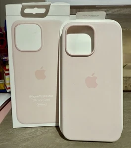 Apple Custodia MagSafe in silicone iPhone 15 Pro Max rosa confetto - Foto 1 di 6