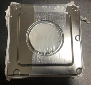 6 pack - Stanco 9" x 9.25" Chrome Square Gas Range Drip Pan, 950S - Picture 1 of 2