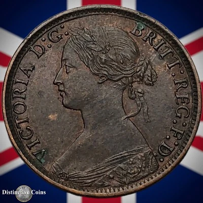 Great Britain 1868 Farthing 1/4d GB3631 - Image 1 of 2
