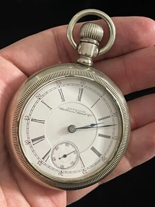 Waltham PS Bartlett Model 1883 (18s 17j) Pocket Watch - Running But Please Read - Picture 1 of 9