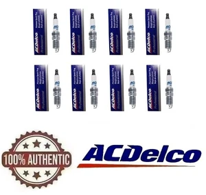 8 GENUINE 41-962 ACDelco OEM# 19299585 Set Of 8 Platinum Spark Plugs - Picture 1 of 2
