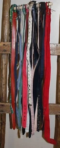 Lot of 22~VINTAGE 50s~Womens~BELTS~Patent Leather~CLOTH~Corduroy~MANY COLORS~S M - Picture 1 of 4