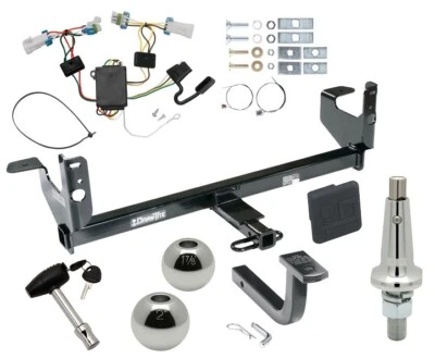 Enganche de remolque para 07-09 Saturn Aura con cableado 2" + cubierta de bloqueo de bola de 1-7/8" Foto 1 de 4