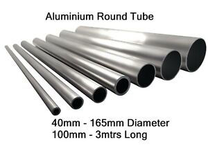 Tuyau à tube rond en aluminium creux 40 mm 45 mm 50 mm 57 mm 75 mm 76 mm 90 mm 100 mm