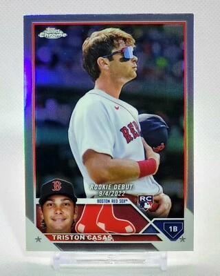 2023 Topps Chrome Rookie Triston Casas Refractor #USC125 RC - Image 1 of 2
