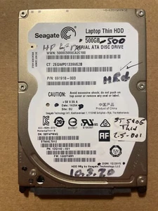 ST Thin 500G ST500LT012, 1DG142-021, FW:1003YAM1, SU, DOM:12/15 -Tested Working! - Picture 1 of 2