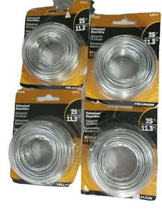Hillman verzinkter Stahldraht 123105 - 18 Ga. x 110'- 1,2 mm x 33,5 m, Menge 5 - Bild 1 von 4