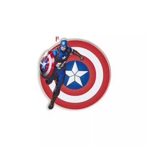 Prendedor Esmaltado Loungefly Marvel Capitán América Parques Disney LE Exclusivo - Imagen 1 de 2