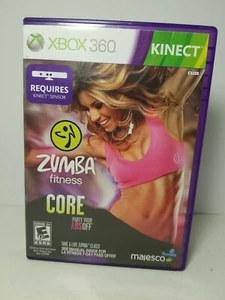 Zumba Fitness Core 2012 Microsoft Xbox 360 Kinect CIB Exercise Game - Picture 1 of 3