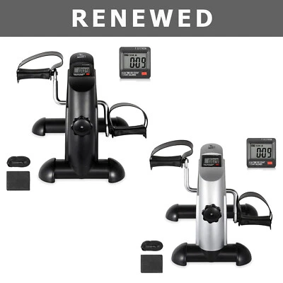 UTEN Portable Mini Exercise Bike w/Digital Display Under desk Foot Pedal Cycle - Image 1 of 4